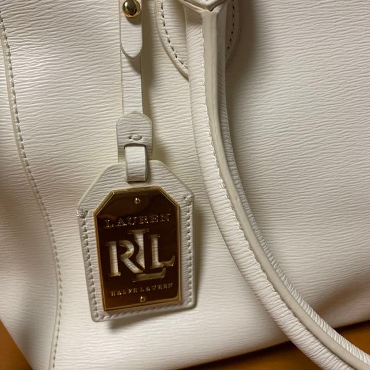 ローレンラルフローレン//2wayバッグ　ホワイト