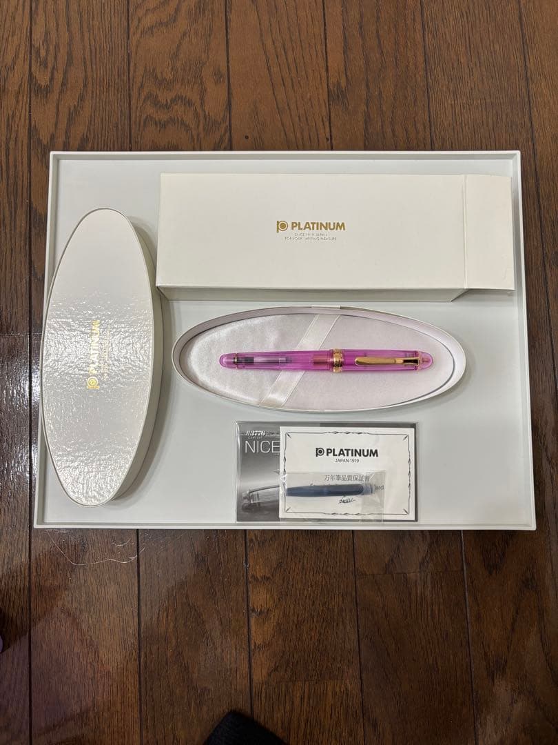 【希少美品】プラチナ万年筆 センチュリー ニース リラ M