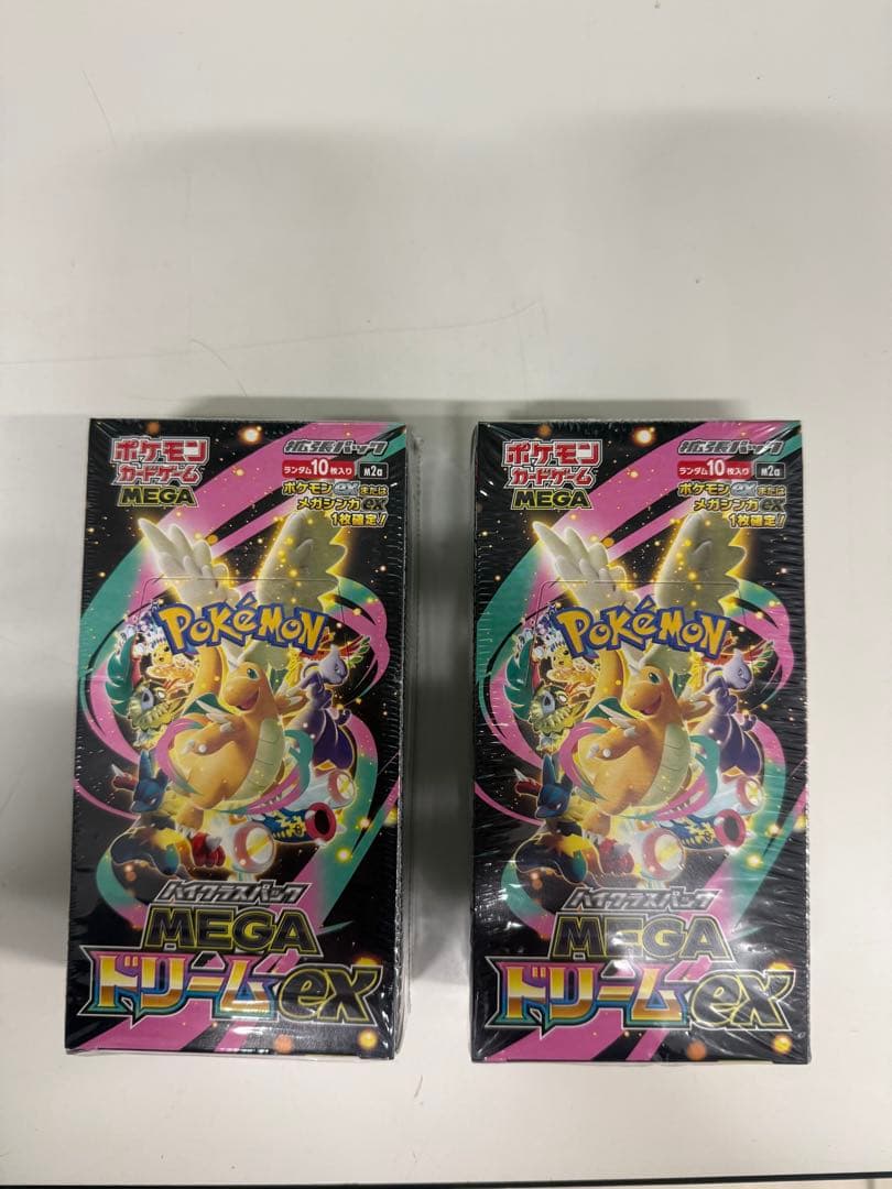 ポケモンカードゲーム　MEGAドリームex 2BOX シュリンク付き