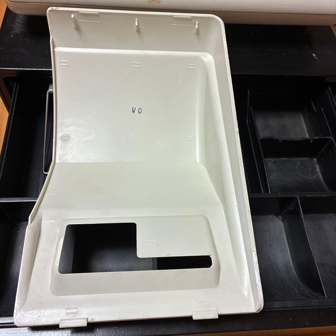 ホワイトレジスター 新品レジロール14本付き メニューボタン機能付き