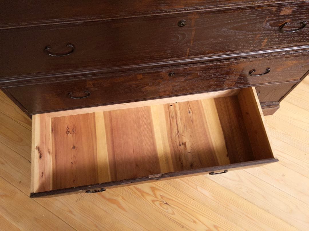 大型　和箪笥　高さ約159㎝　古道具　古家具　和家具　ビンテージ　アンティーク