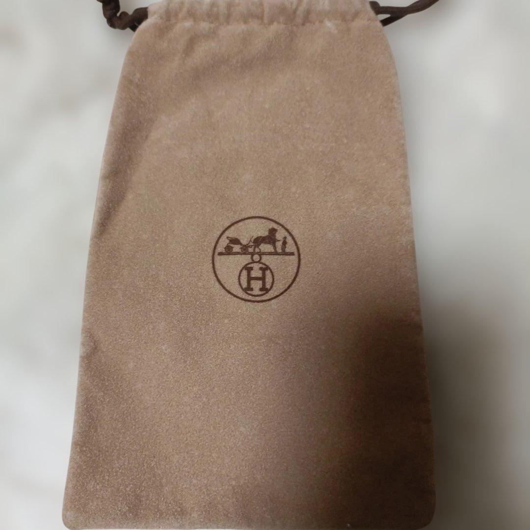 エルメス 保存袋　ポーチ ベージュ 約13cm x 20cm