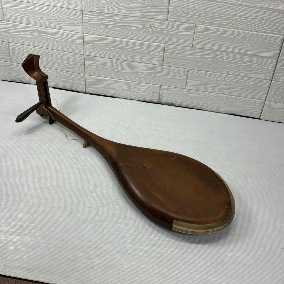 レア 木製 琵琶 和楽器 弦楽器