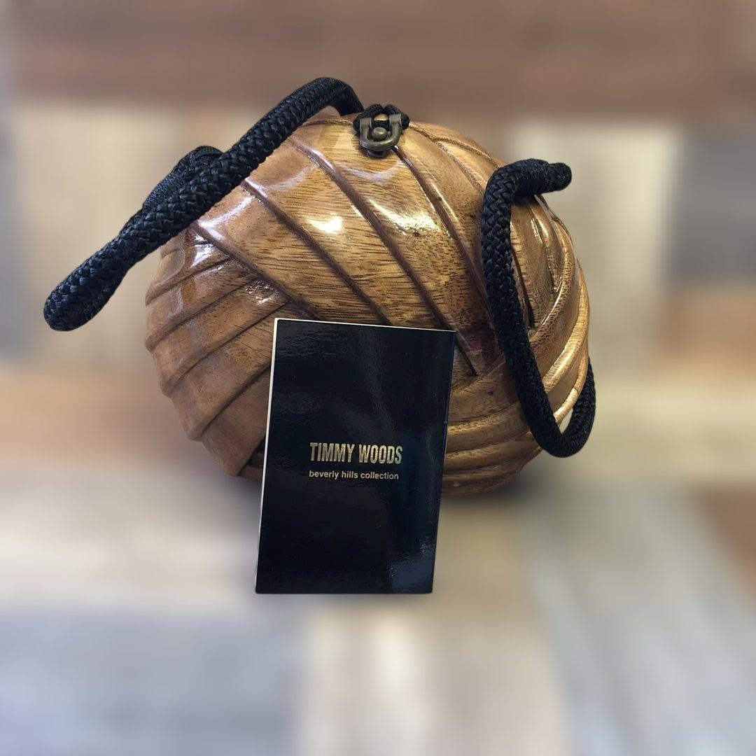 TIMMY WOODS 木製　バック　パーティーバック