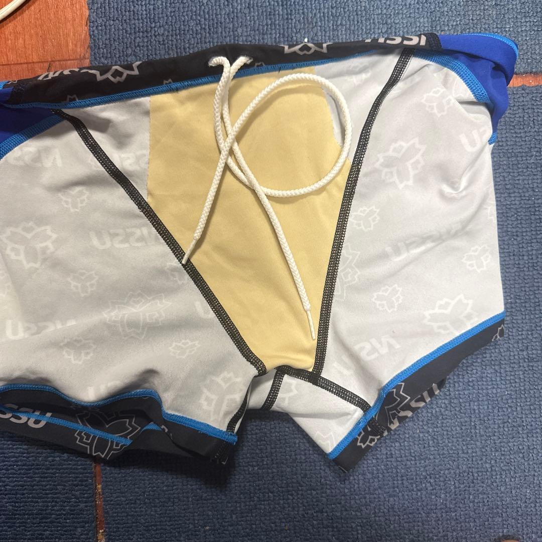 Mizuno日体大 NSSU 競泳水着 黒・青