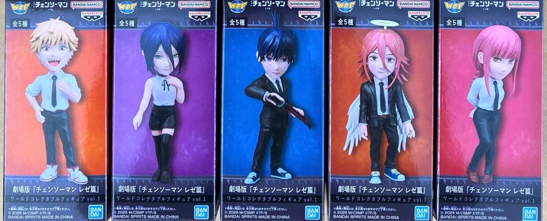チェンソーマン レゼ篇 ワールドコレクタブルフィギュア vol.1 全種セット