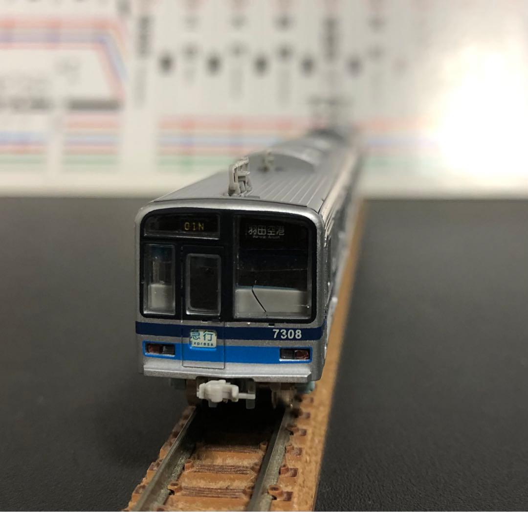 管理番号1609 北総7300形 Nゲージ塗装済キット素人組立品 4両