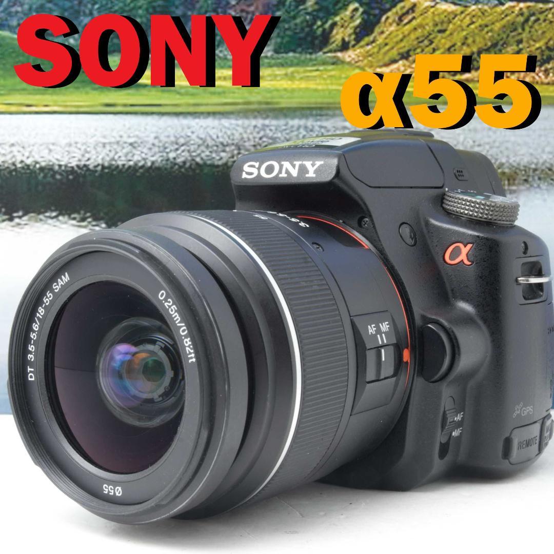 SONY α55 レンズキット　ソニー　SLT-A55V