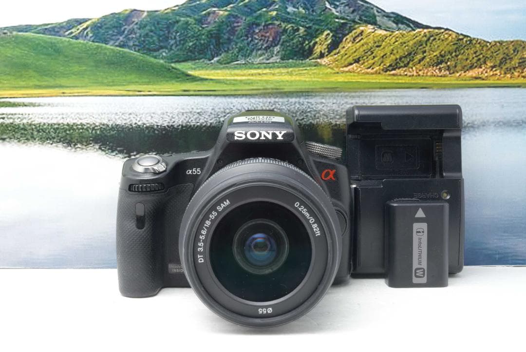 SONY α55 レンズキット　ソニー　SLT-A55V