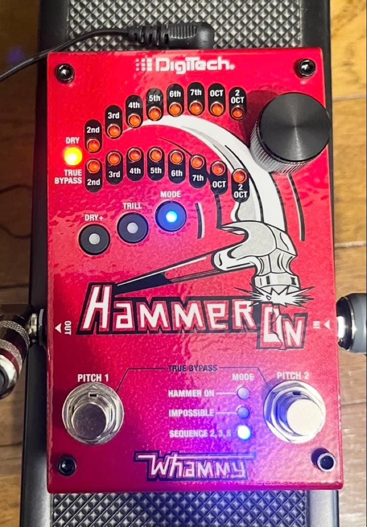 【動作確認済】Digitech HammerOn ハンマーオン　ピッチシフター