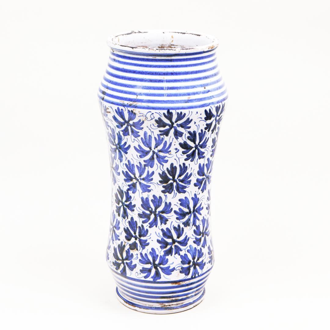 Maiolica アルバレッロ パルメット紋 モスタルダ 薬瓶 保存瓶 飾り壷