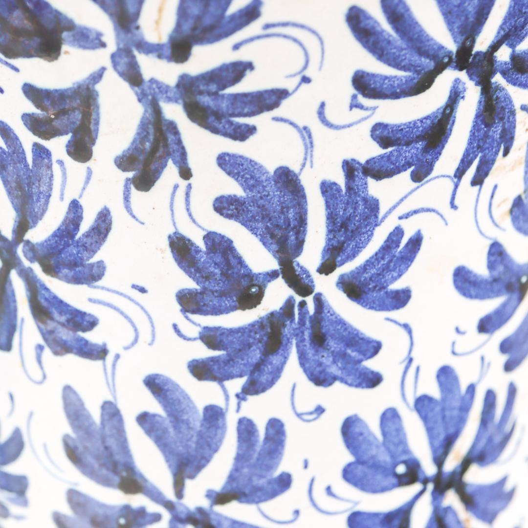 Maiolica アルバレッロ パルメット紋 モスタルダ 薬瓶 保存瓶 飾り壷