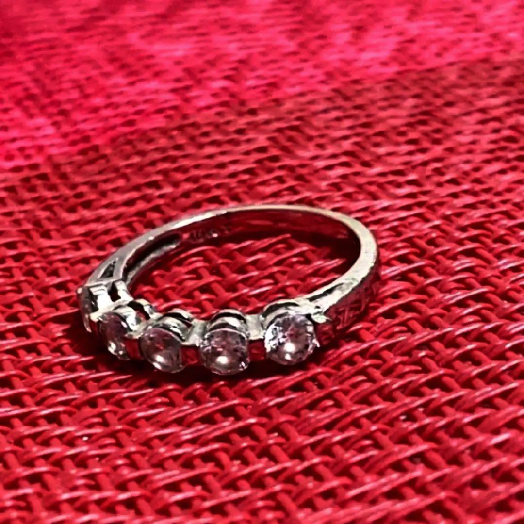値下げ中❗️10K CZ リング