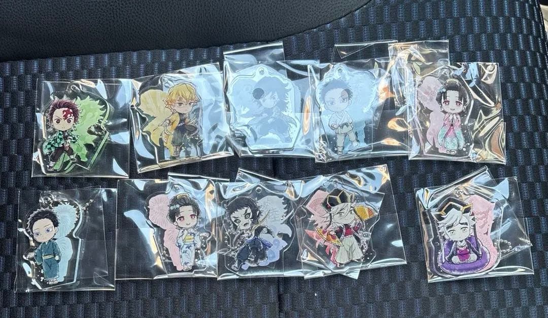 【一番くじ】鬼滅の刃　雷の兄弟　F賞 きゅんキャラアクリルチャーム　コンプ