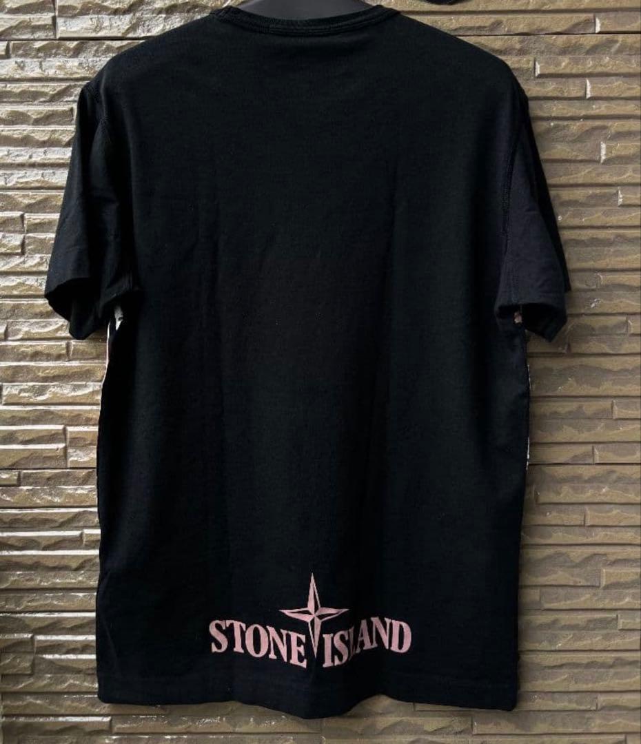 STONE  グラフィックTシャツ ブラック