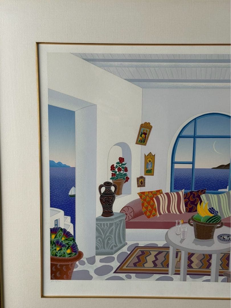 トーマス・マックナイト 「パノラモス」シルクスクリーン 8号大 保証書付 美品