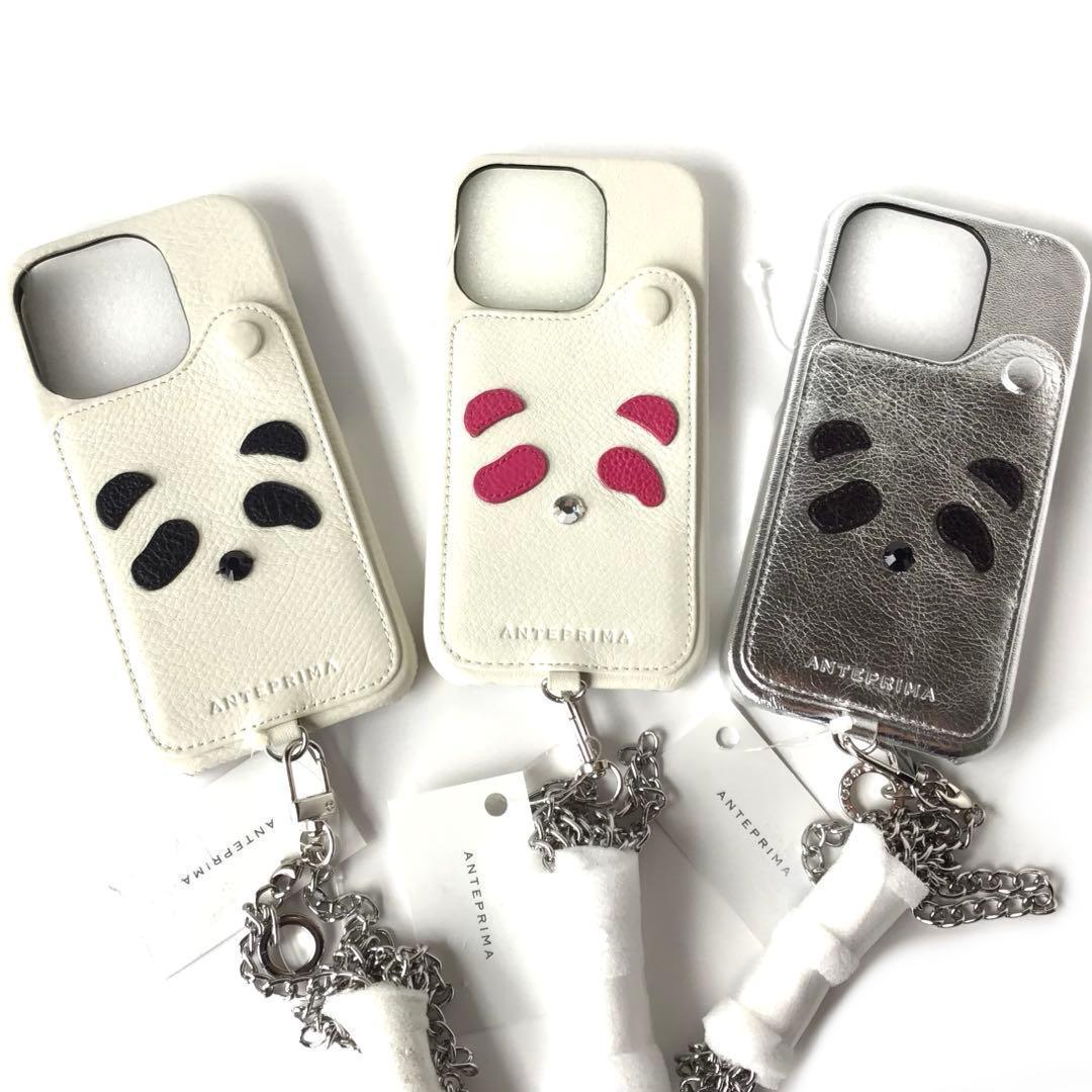 新品 アンテプリマ パンダスペシャル iPhone14 ケース シルバー