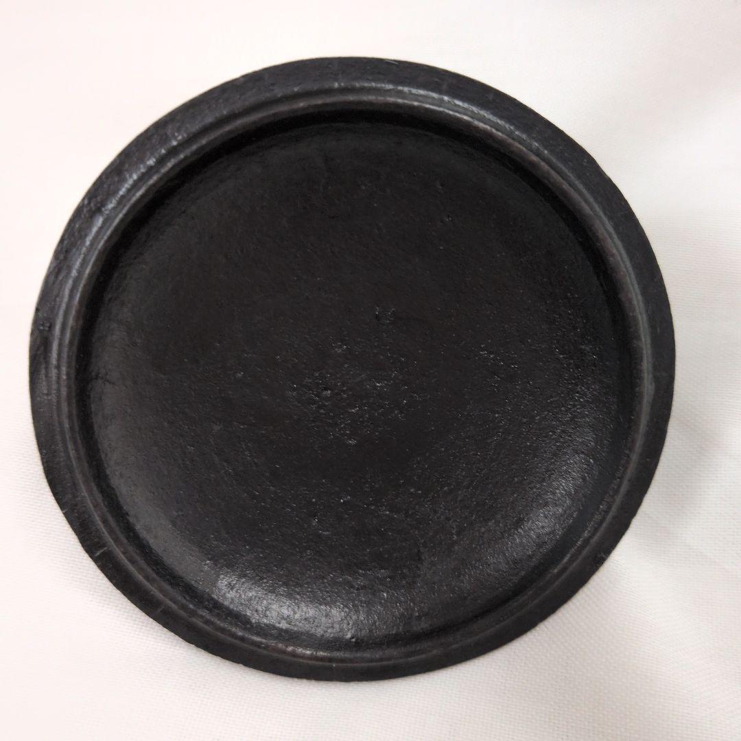 【未使用品】南部鉄器　花模様　鉄瓶