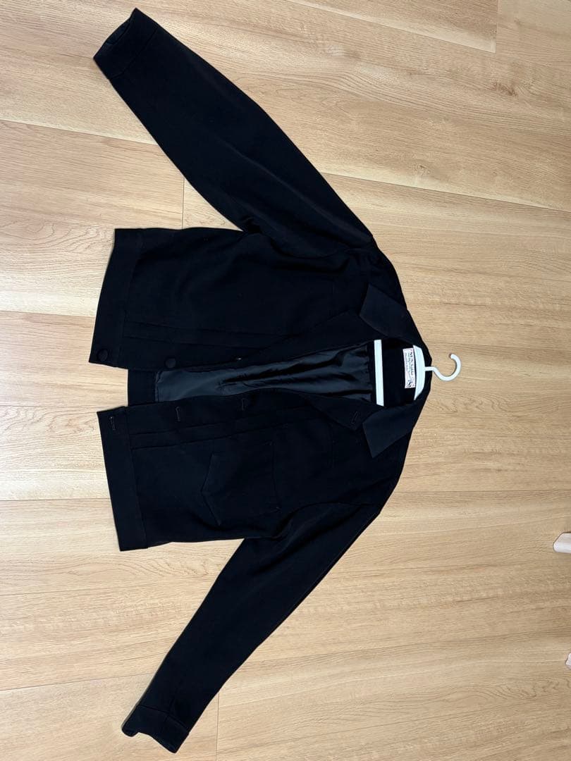 SANKAKKEI（サンカッケイ）ジージャン風黒ジャケット