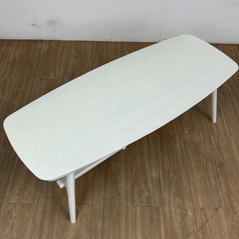 (新品)☆棚付き折れ脚こたつ120WH☆【OUTLET】