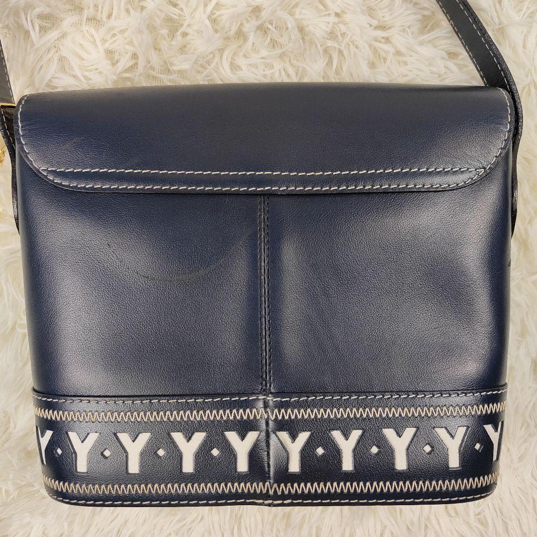 本日限定価格　イブサンローラン Yカット 型抜き ショルダーバッグ 肩掛け