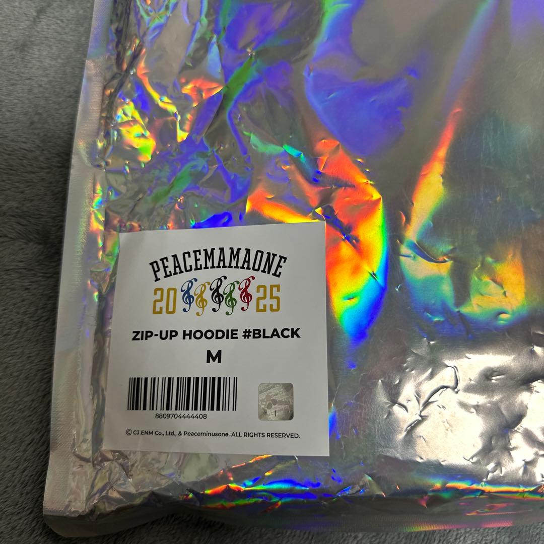 PEACEMINUSONE MAMA2025 ポップアップ パーカー M 黒