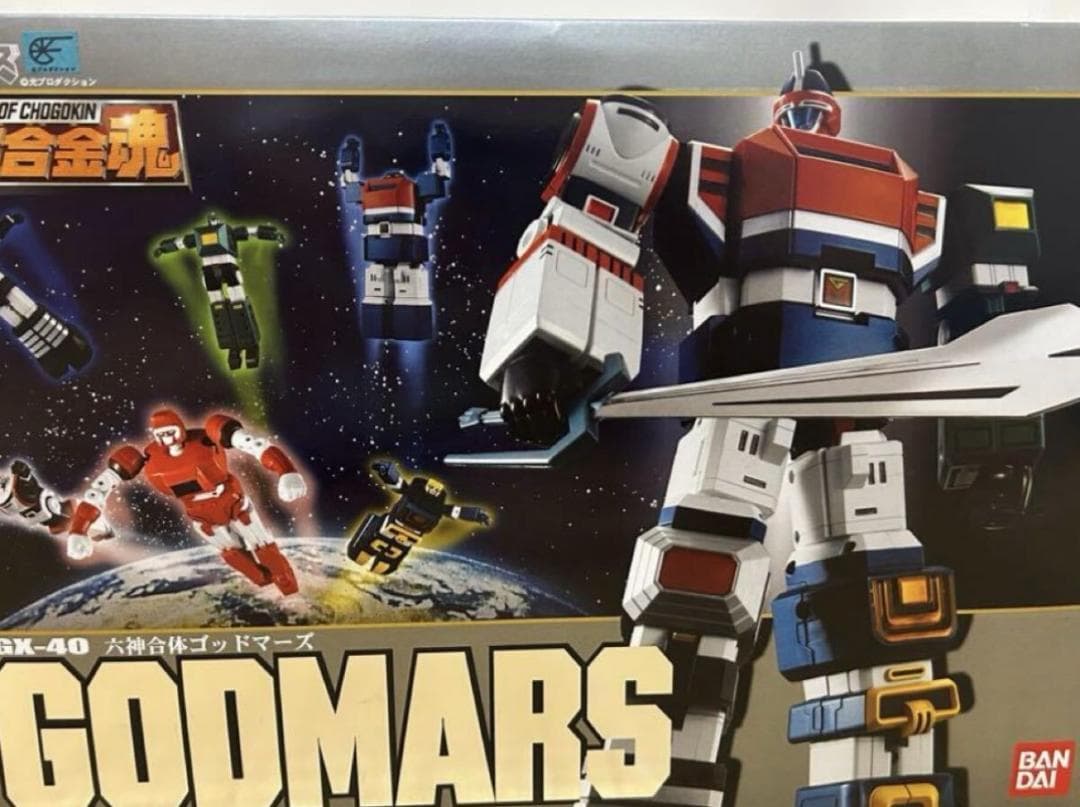 【美品】超合金魂 六神合体ゴッドマーズ GX-40