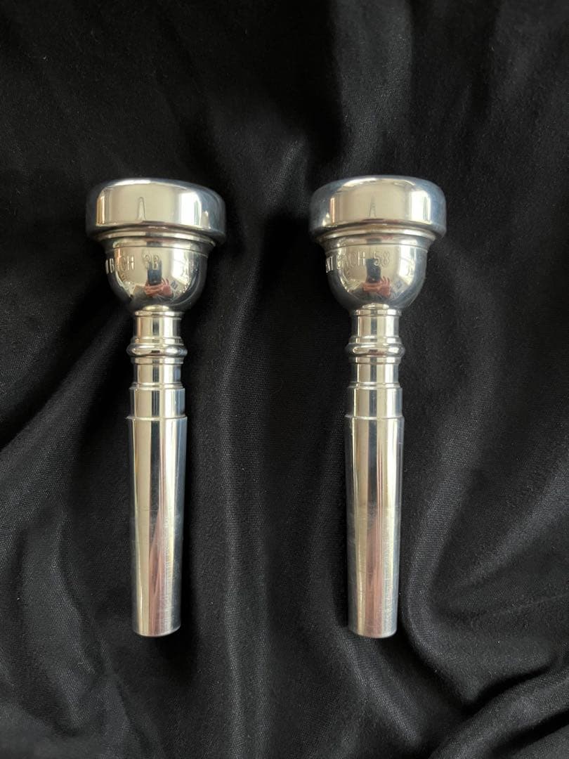 Bach バック　トランペットマウスピース 5B 3B 2個セット