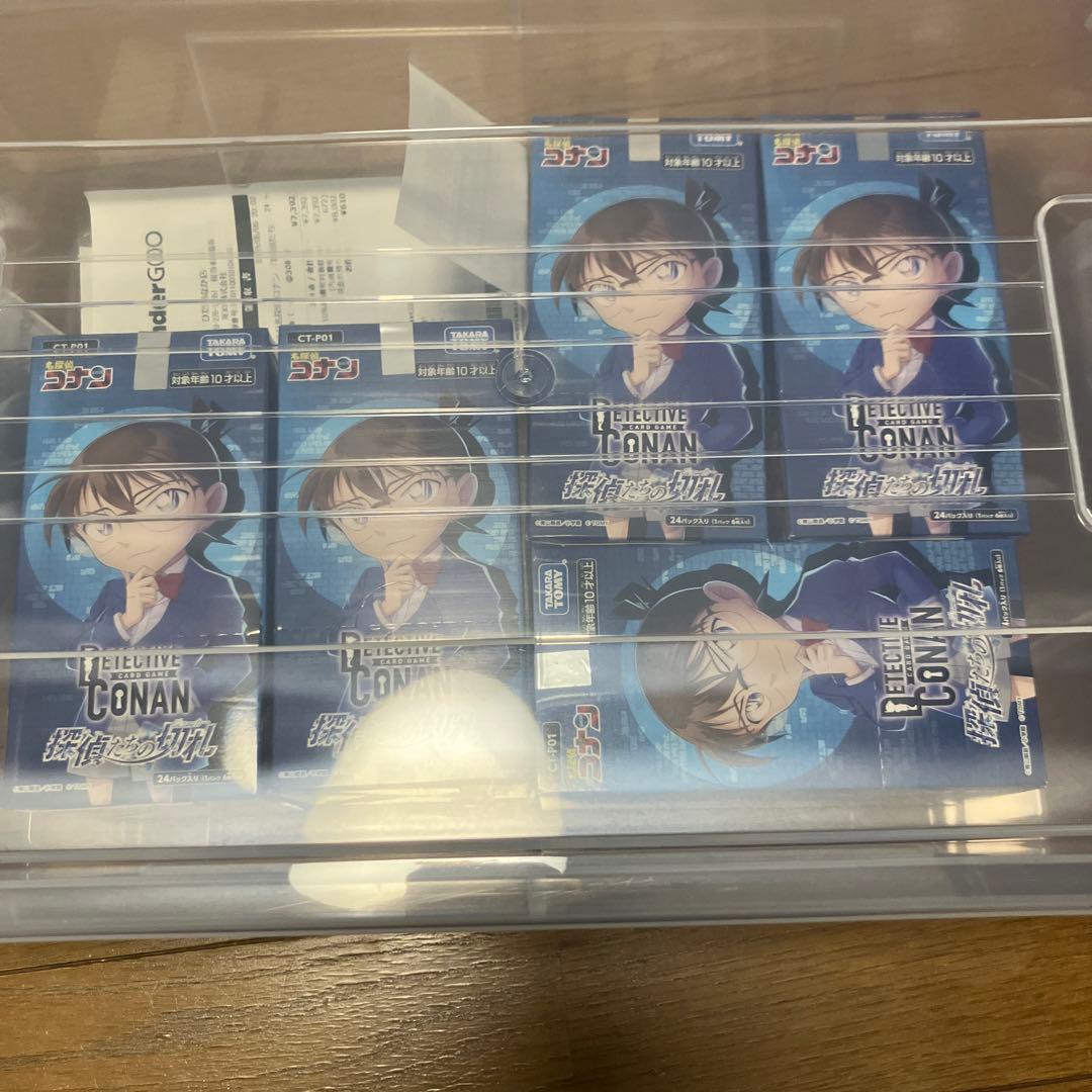 名探偵コナン 探偵たちの切札 5BOX 新品未開封品 BOX購入特典カード付き