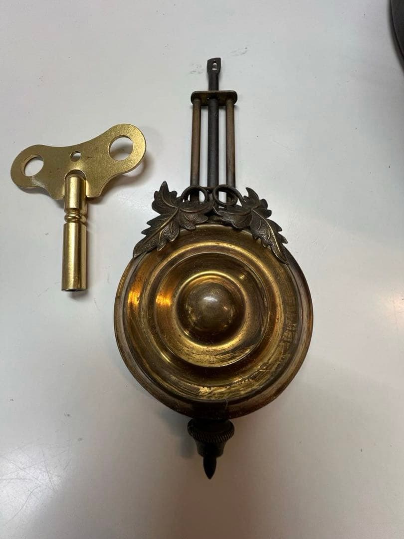 イングラハム掛時計、四つ丸　金ダルマ