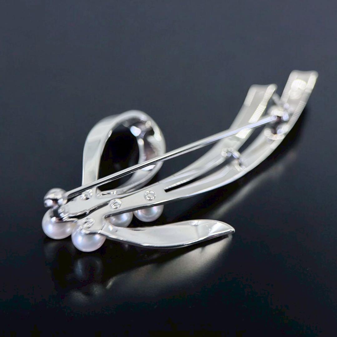 【未使用保管品】ミキモト アコヤ　本真珠　パール　ブローチ　コサージュ