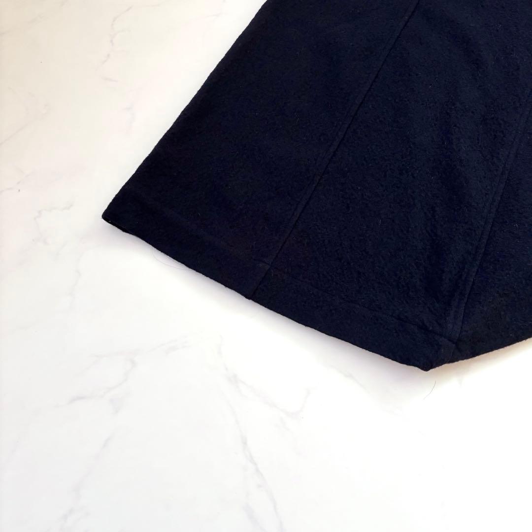 アーツアンドサイエンス サルエルパンツ メルトンウール 縮絨 日本製 ネイビー