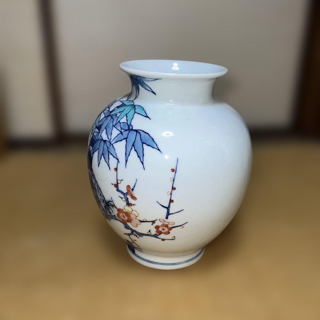 伊万里焼　壺　箱付