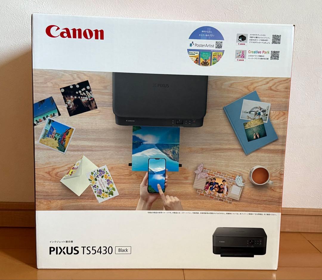 新品未使用Canon PIXUS TS5430 Black 本体