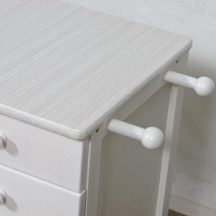 【新品・未使用】 折りたたみデスク サイドデスク ウォッシュホワイト