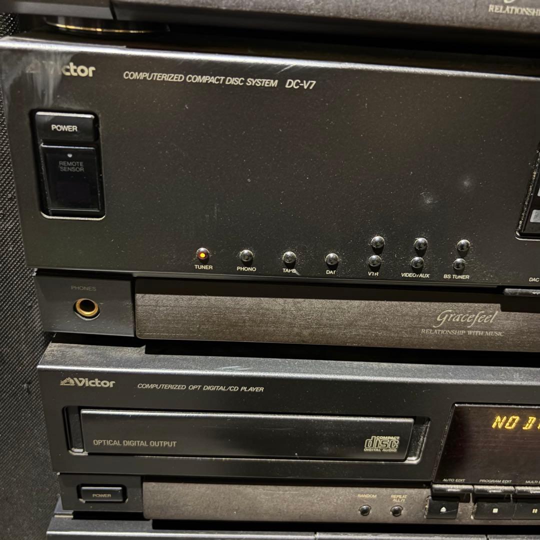 Victor ビクター DC-V7 コンポ 昭和レトロ