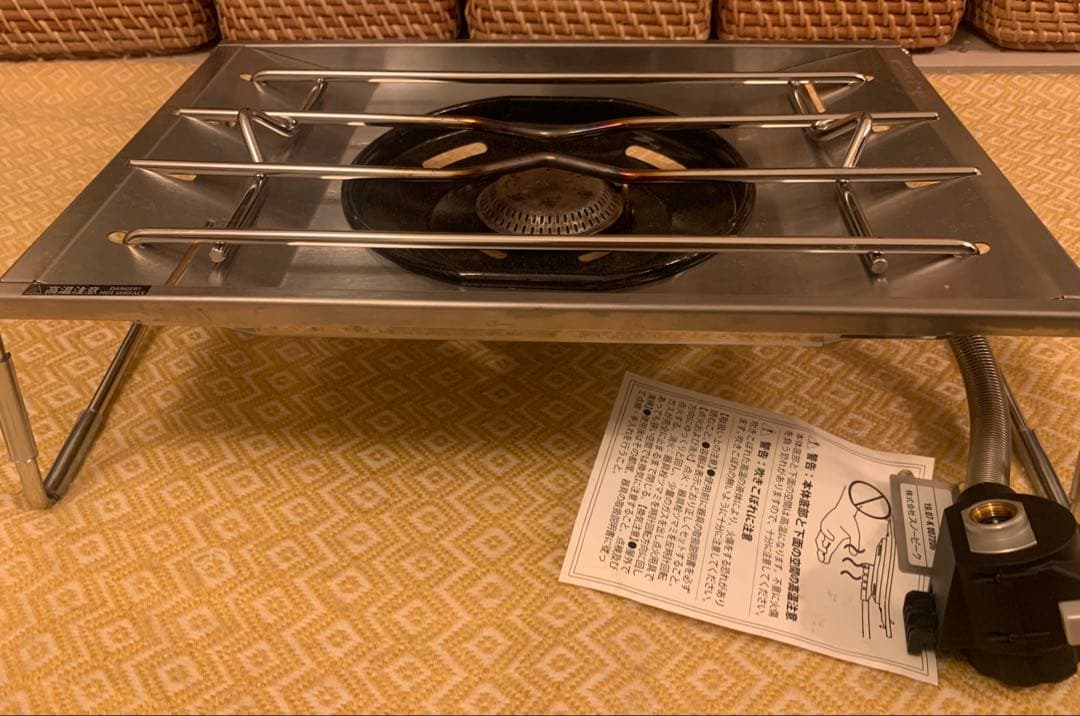 スノーピーク フラットバーナー 室内使用のみ セット内容完備