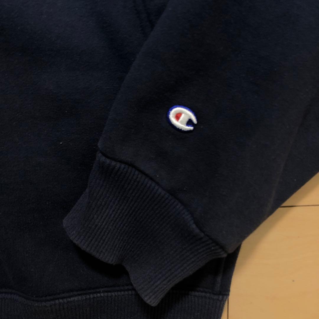 Champion ネイビー パーカー　スーパーフーディー