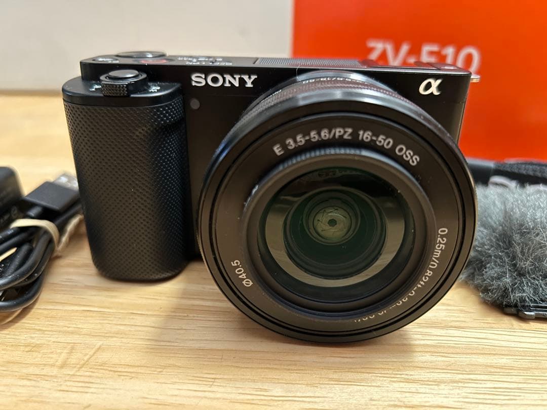 Sony ZV-E10 ミラーレスカメラ 16-50mmレンズ付き