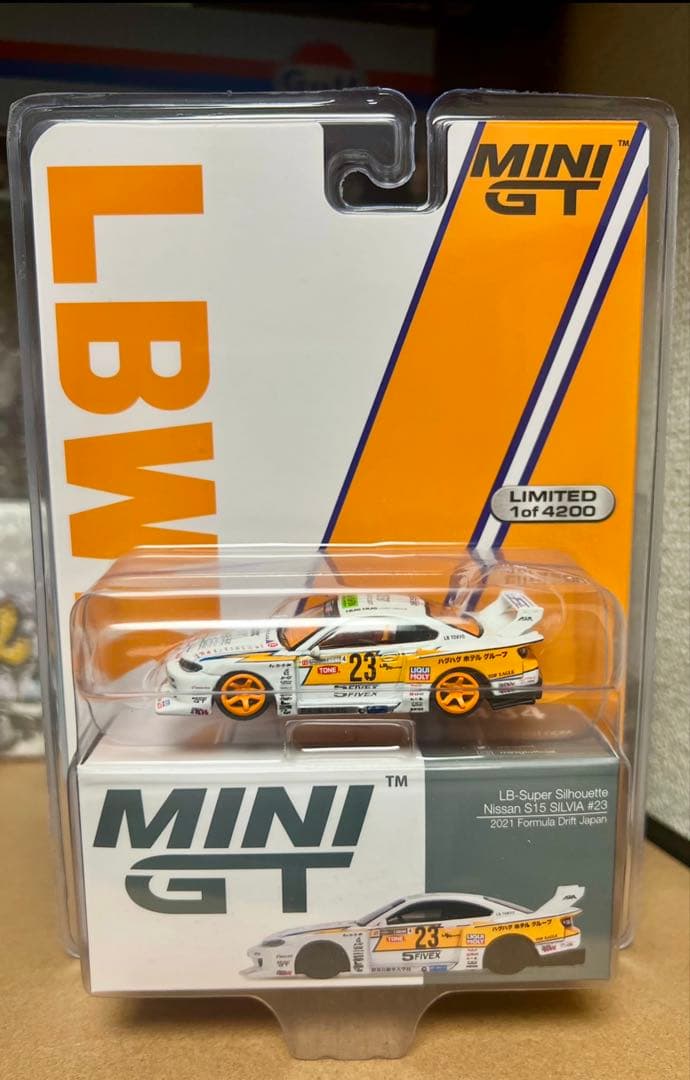 超レア MiniGT S15 Lbwk スーパーシルエット シルビア チェイス