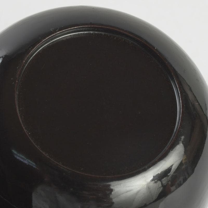 茶道具　山中塗　道場宗廣作　唐松文　一閑　大棗　仕覆付　共箱　V　9545