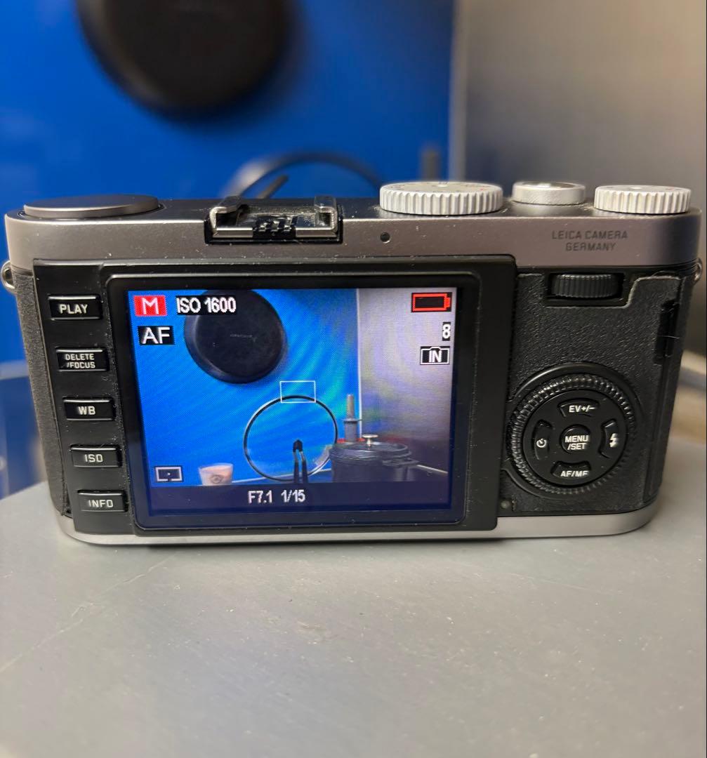 美品 Leica X1 スチールグレー ライカ ビューファインダー付