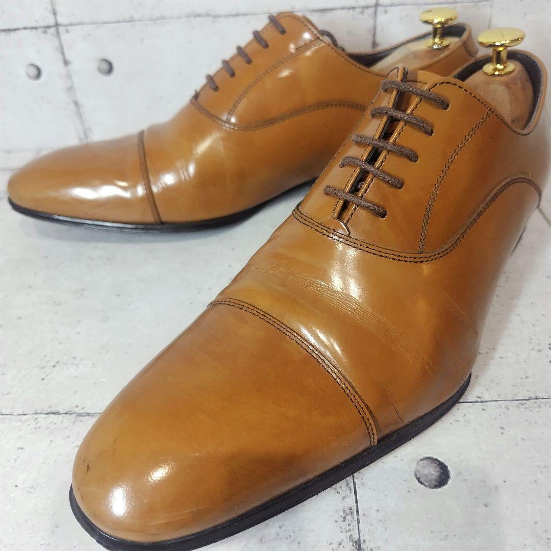 リーガル 011R 24.5 ライトブラウン ストレートチップ ビジネス 革靴