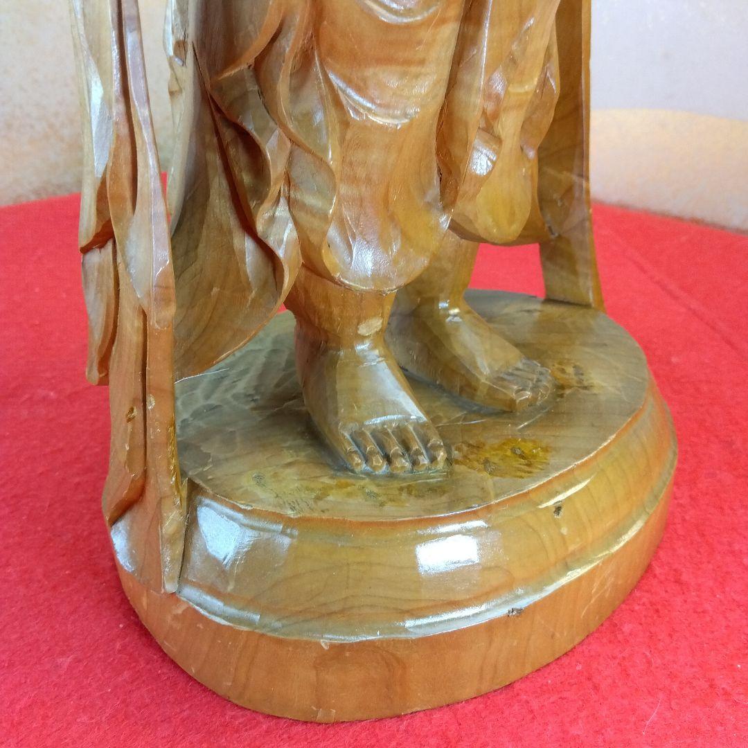 宝珠観音菩薩像　仏師63cm