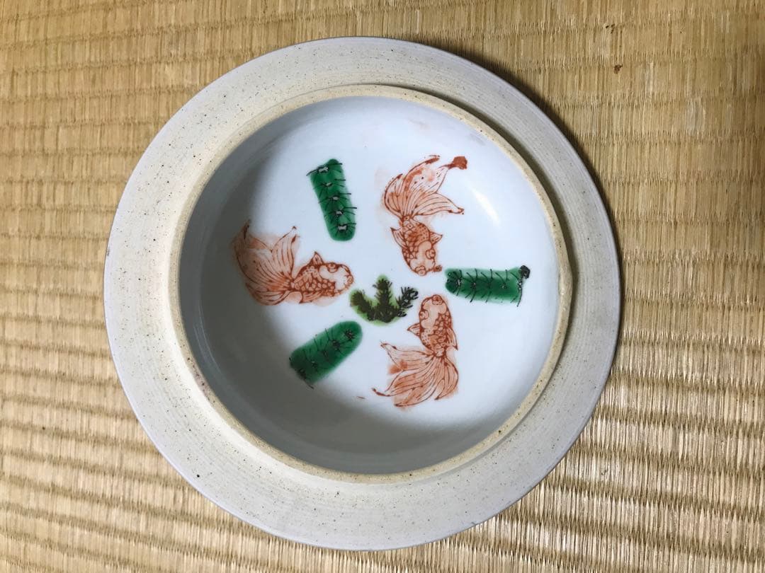 プラナカン　カムチェン　小物入れ　茶道具　水指