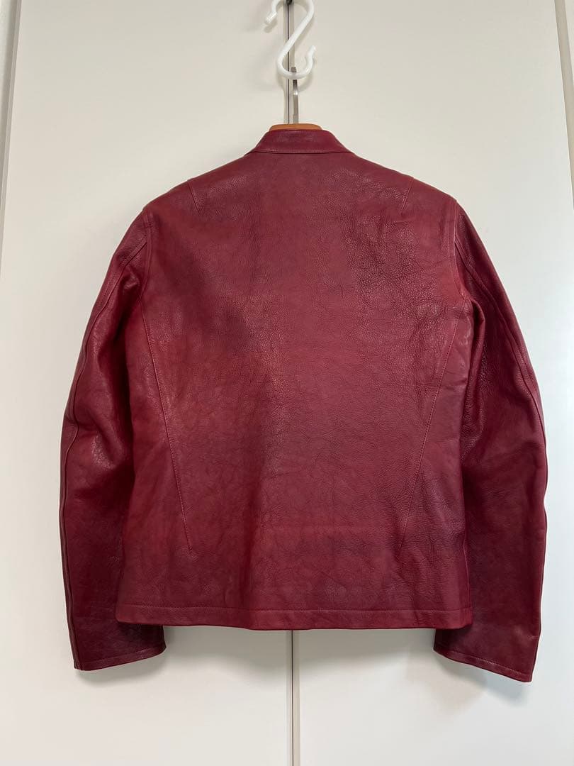 試着のみ BACKLASH シングルライダース RED S