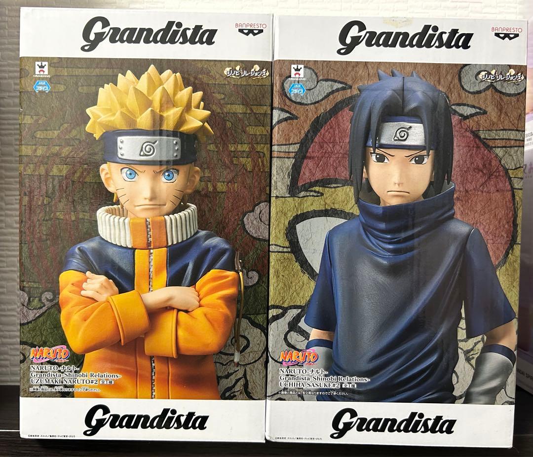NARUTO Grandista ナルト　サスケ　フィギュア　少年期