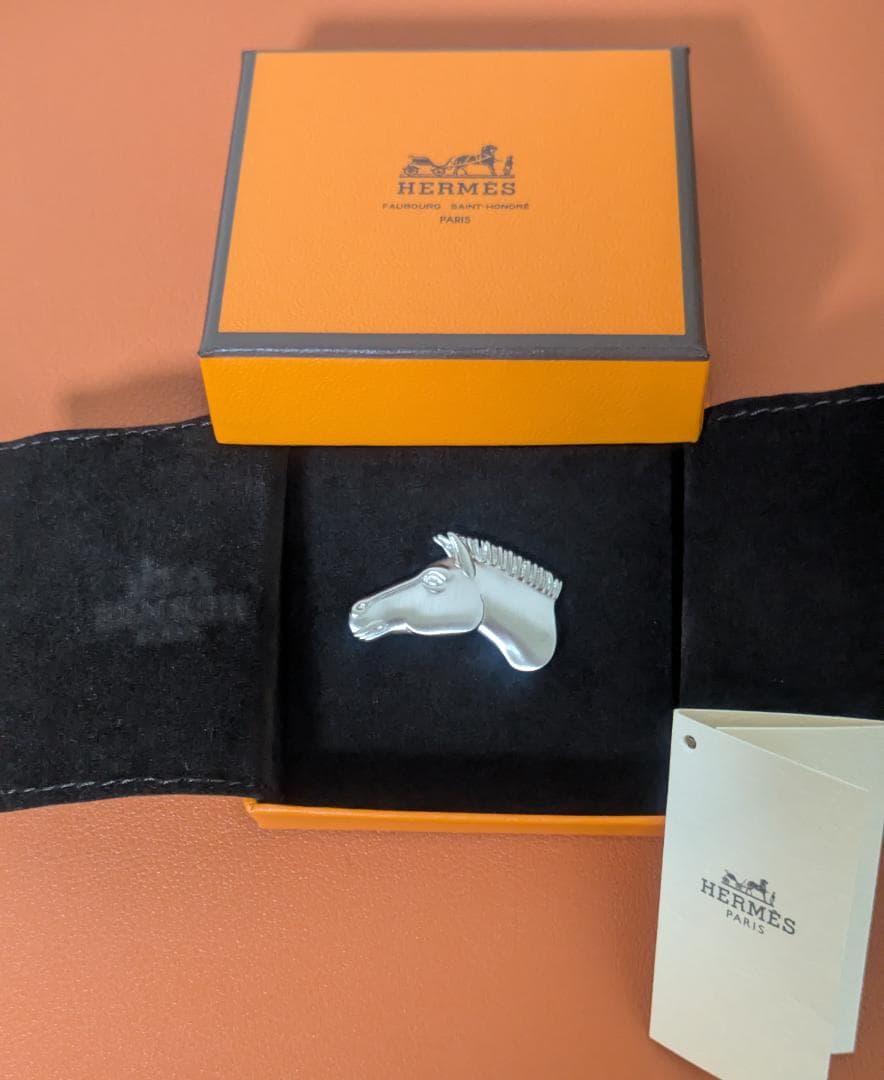 HERMES エルメス　タリスマン　ペガサス　ピンバッジ　ピンブローチ