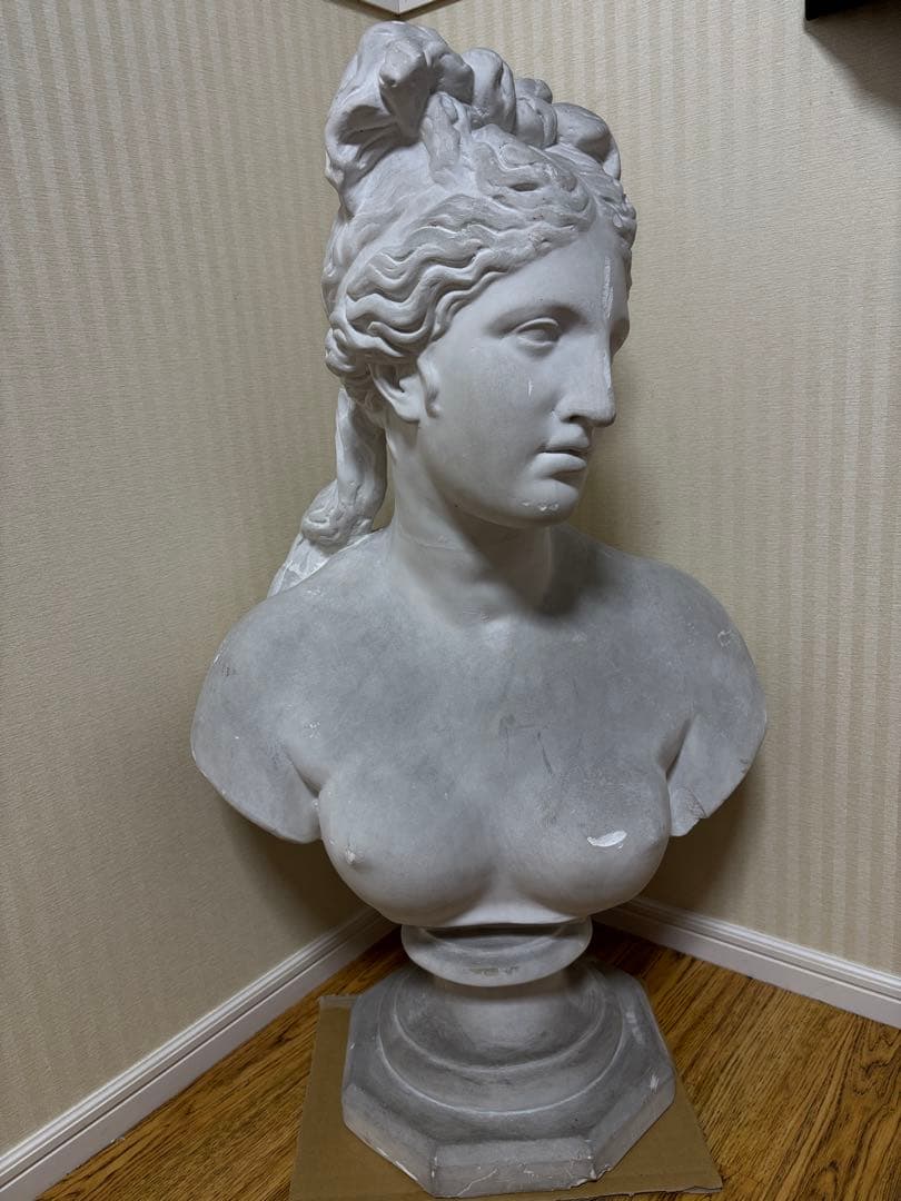 石膏像　カピトリーノのヴィーナス胸像(カッパ)　大型