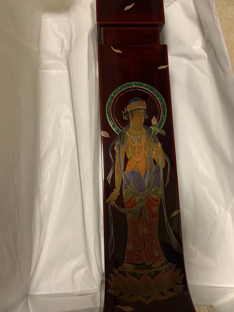 輪島塗蒔絵師花器